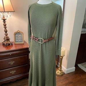 Polo by Ralph Lauren Long Waffle Knit Dress